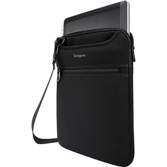 NWT Targus Slipcase Laptop Sleeve, Black Polyester (TSS912) - Picture 1 of 7